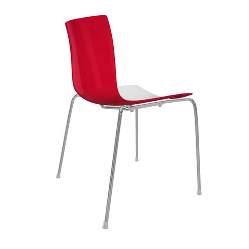 Catifa 46 0251 Chair Bicolored Frame Chrome